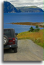 Bonne Bay View::I guess it is a fisherman's road::