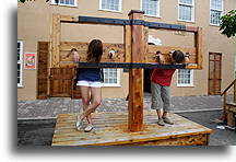 Punishment in Stocks::St. George, Bermuda::