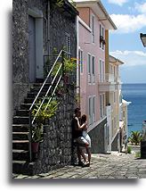 Couple::Saint-Pierre, Martinique, Caribbean::