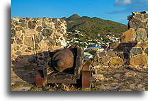 Battery Number 4::Fort St. Louis, Saint Martin, Caribbean::