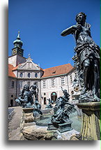 Wittelsbach Fountain in the Residenz Palace::Munich, Germany::