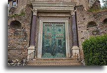 Roman Bronze Door::Forum Romanum, Rome, Italy::