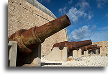 'Coastal Guns::Fort St Elmo, Valletta, Malta::