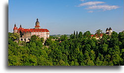 View from south::Książ Castle, Poland::