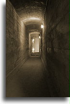 Underground Concrete Tunnel::Książ Castle, Poland::