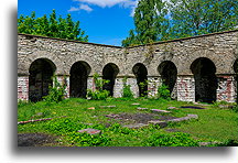 Courtyard of the Mausoleum::Wałbrzych, Poland::