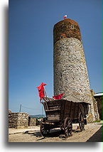 Prison Tower::Chęciny Castle, Swietokrzyskie, Poland::
