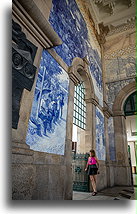 Peasant Life #1::São Bento Train Station, Porto, Portugal::