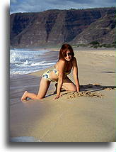 With Cliffs in the Background::Kauai, Hawaii::