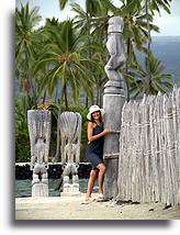 Hawaiian Carving::The Big Island, Hawai'i::