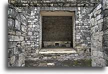Room in Structure I::Becán, Campeche, Mexico::