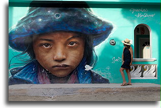 Murals of Holbox #1::Holbox Island, Quintana Roo, Mexico::
