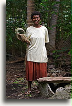 Laura, Our Guide::Kastom Village, Vanuatu, South Pacific::