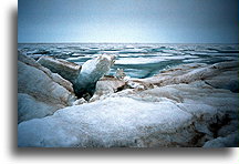 The Arctic Ocean at Midnight #1::Arctic, Alaska, United States::