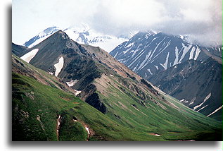 Alaska Range in Denali::Alaska, United States::