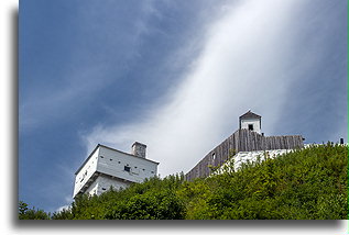 White Blockhouse::Mackinac Island, Michigan, USA::