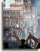 NYC Rising #60::New York City rising after terrorist attack<br /> November 2001::