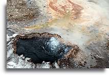 Boiling Water::Geysers in Yellowstone, United States::